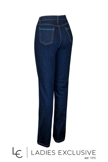 FIORENTINA JEANS Παντελόνι τζην με χρωματιστή τσέπη